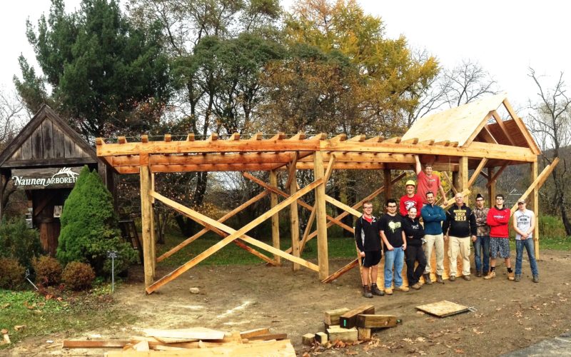 Carpentry, Construction Trades Class Builds Trailhead Structure News